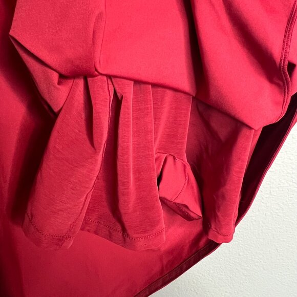 Popilush The Shapewear Slip Maxi Dress Women's M Red Lace Slit Adjustable Y2K - Picture 9 of 12